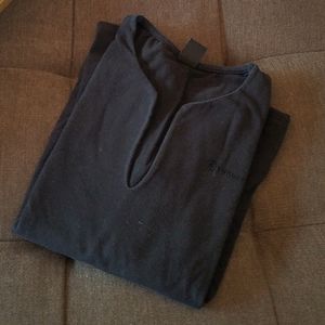 Black Converse Athletic Fitted Top